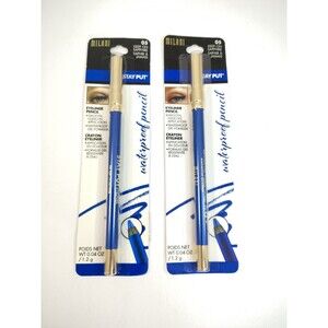 Milani Stay Put Waterproof Eyeliner Pencil 05 Keep On Sapphire Blue Lot of 2